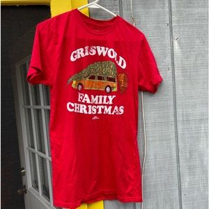 Christmas Vacation A Griswald Family Christmas T-Shirt Red Size Medium